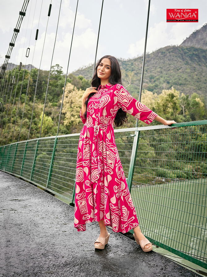 Amber By Wanna Long Kurti Catalog